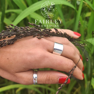 bohemian adjustable 925 sterling silver rings everyday wear